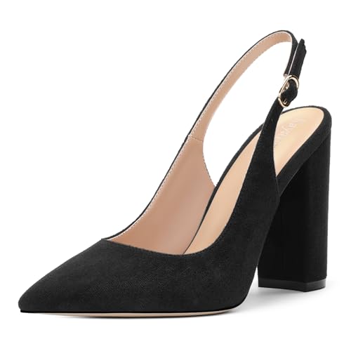 Pointed Toe Slingback High Heel Shoes